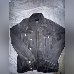 Men H&M black Jean jacket